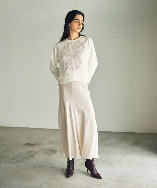 tシャツ オーナメントカットトップ レディース GRACE CONTINENTAL tシャツ オーナメントカットトップ