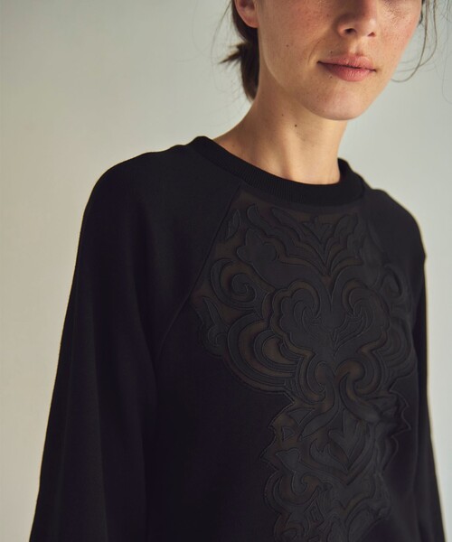 tシャツ オーナメントカットトップ レディース GRACE CONTINENTAL tシャツ オーナメントカットトップ
