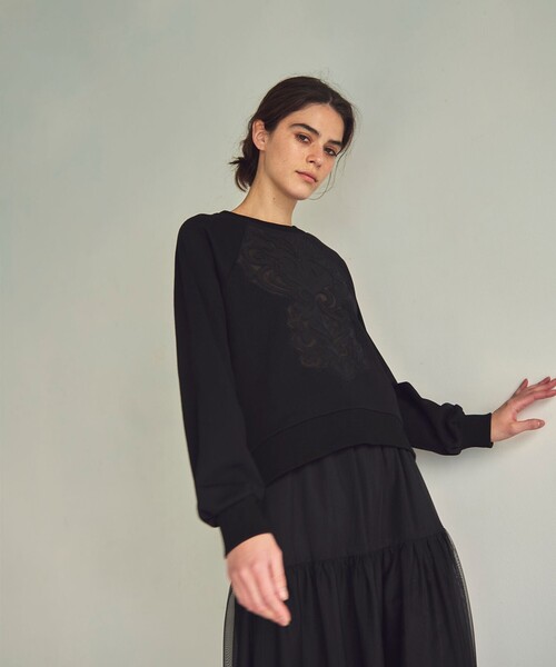 tシャツ オーナメントカットトップ レディース GRACE CONTINENTAL tシャツ オーナメントカットトップ