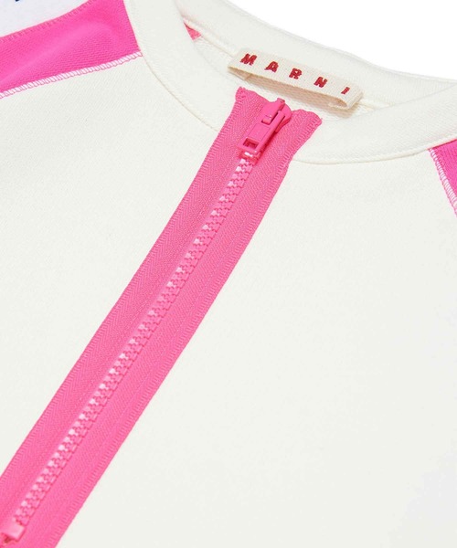 MARNI（マルニ） ワンピース Kids ＆ Junior ブランドロゴハーフジップ