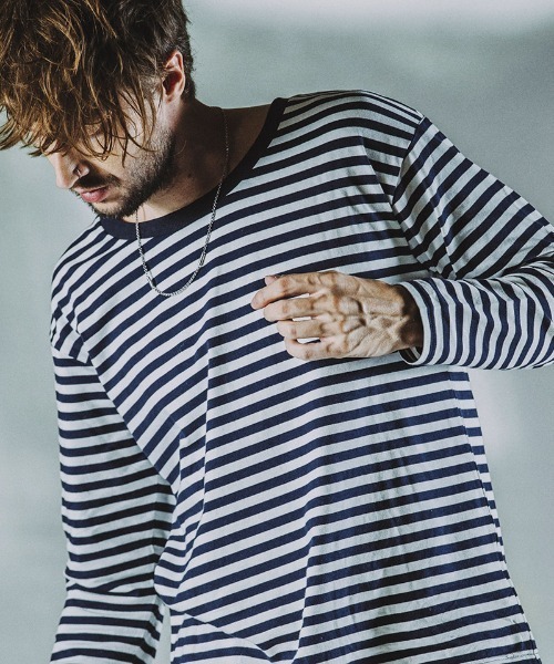 NEIGHBORHOOD ボーダーロンT 未使用　Mサイズ NO ID.（ノーアイディー） tシャツ mlt4593- ボーダーU-NロンT