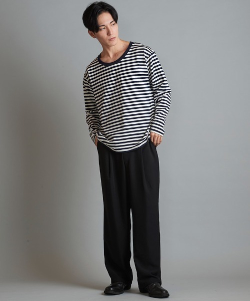 NEIGHBORHOOD ボーダーロンT 未使用　Mサイズ NO ID.（ノーアイディー） tシャツ mlt4593- ボーダーU-NロンT