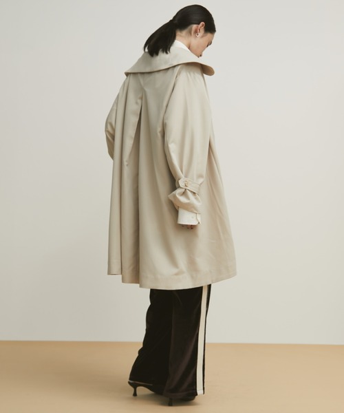 MERLOT（メルロー） ステンカラーコート コート 丸襟ステンカラー