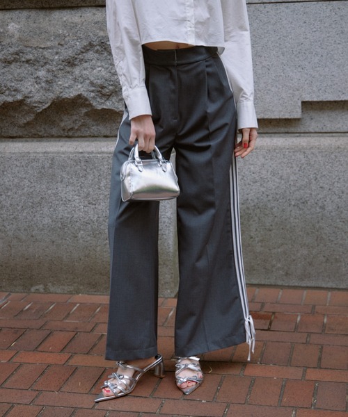 EIMY ISTOIRE（エイミーイストワール） パンツ リボンラインワイド