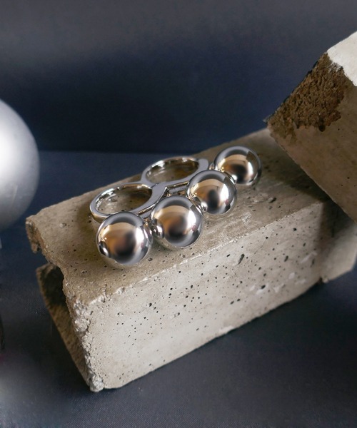 LOVE BY e.m.（ラブバイイーエム） 指輪 リング メタルボールナックル