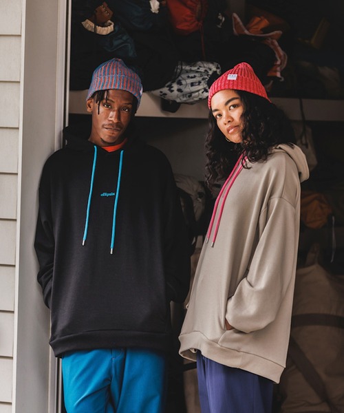 【ミルク】yoli モヘアニットキャップ　23AW THE MILES ニット帽 ニットキャップ ellipsis イリップシス knit cap
