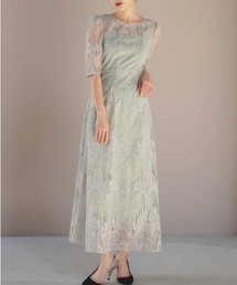 kaene（カエン） ワンピース スパンコールアネモネドレス/100924