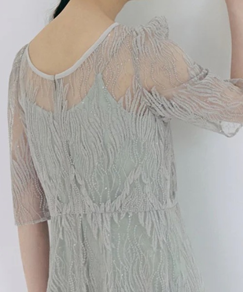 kaene（カエン） ワンピース スパンコールアネモネドレス/100924