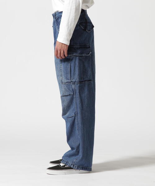 AVIREX☆メンズM ブッシュパンツ デニムパンツ ジーンズ ミリタリーパンツ AVIREX（アヴィレックス）の「【TYPE BLUE/タイプブルー】DENIM