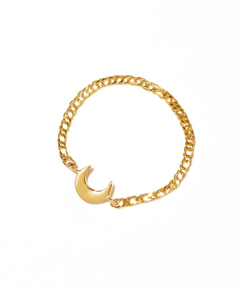 les bon bon チェーンリング　11号 les bon bon｜Diamond chain ring リング ダイヤモンド 10金