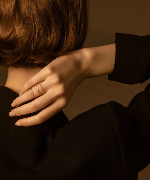 les bonbon 指輪 リング 「les bonbon」moonlight chain ring