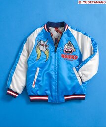 【新品タグ付き】キン肉マンコラボ スーベニア スカジャン BREEZE ブリーズ ブリーズ BREEZE 【キン肉マンコラボ】スーベニアスカジャン （ブルー