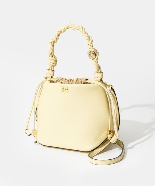 GANNI ハンドバッグ Ganni Bou Bucket Bag ガニー ボウ バケット