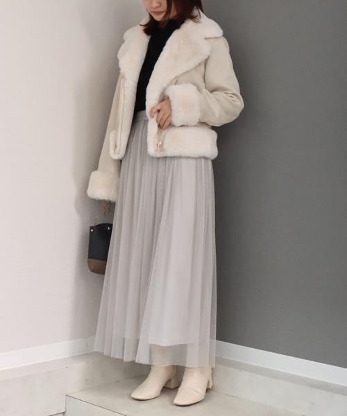 libelle more（リベル モア） レザージャケット ライダース スウェード