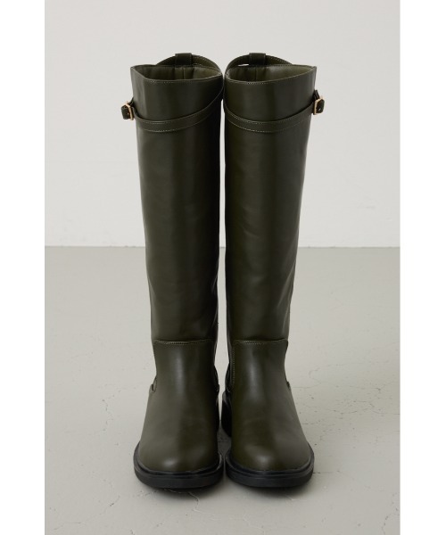 crie conforto ブーツ ベルトジョッキーブーツ レディース : ZOZOTOWN