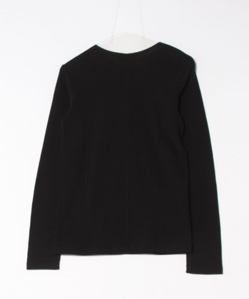 tシャツ ミニワッフル長袖カットソー -手洗い可- レディース