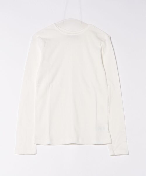 tシャツ ミニワッフル長袖カットソー -手洗い可- レディース