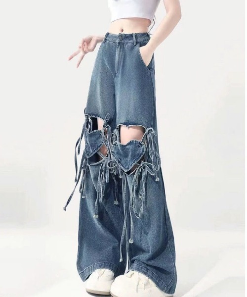 gossip!ロサンゼルス ジーンズ デニム デニムパンツ Y2K ワイド ハイ