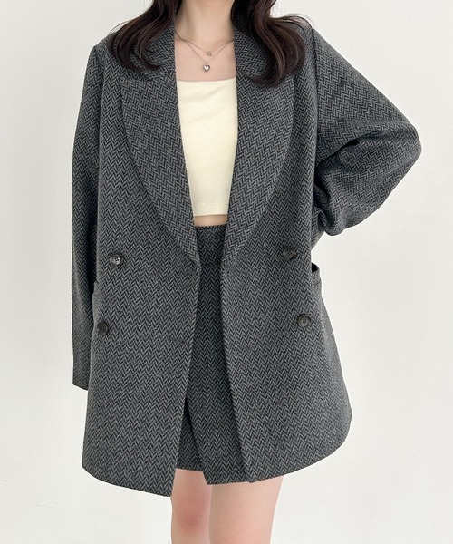 新品未使用美品 HeatherWinterテーラードジャケットミニスカート