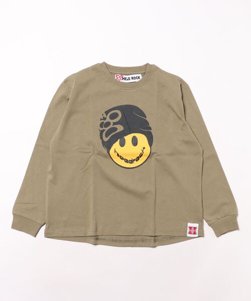 HEAD ROCK（ヘッドロック） tシャツ 長袖オーバーサイズTシャツ キッズ 