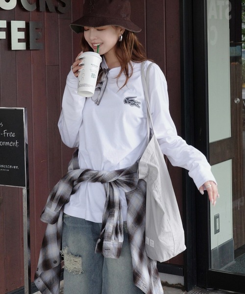 LACOSTE（ラコステ） tシャツ 「オンライン限定」LACOSTE オーバー