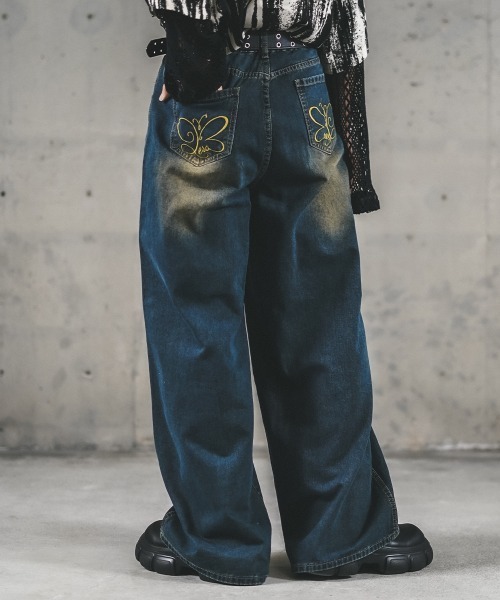 Shoowtime（ショウタイム） ジーンズ ビンテージウォッシュスタッズ