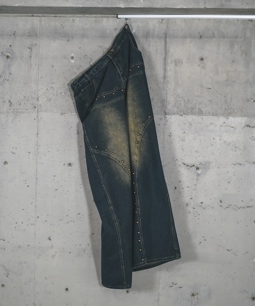 Shoowtime（ショウタイム） ジーンズ ビンテージウォッシュスタッズ