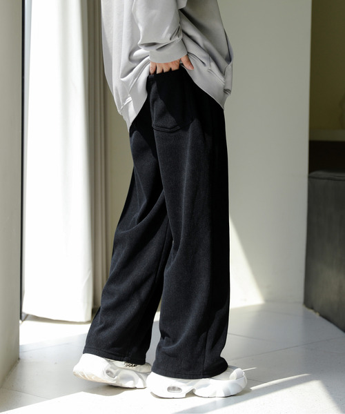 NEOS（KOKUYO） パンツ 「neos」ルーズシルエット コーデュロイ