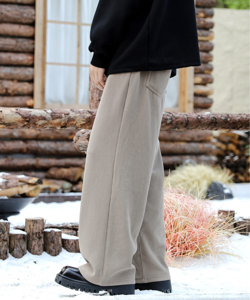 NEOS（KOKUYO） パンツ 「neos」ルーズシルエット コーデュロイ