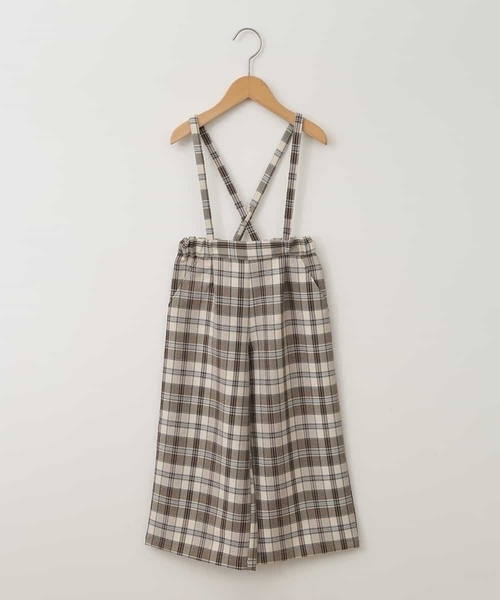 a.v.v パンツ 「140-150」サスペンダー付きワイドパンツ キッズ