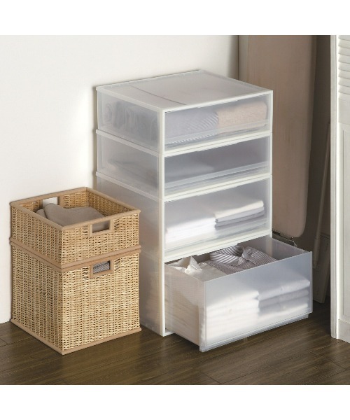 無印良品（MUJI） 収納 「2個セット」ポリプロピレン 収納ケース