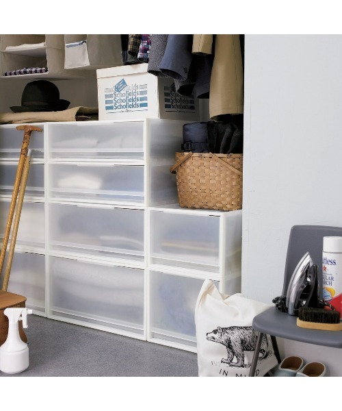 無印良品（MUJI） 収納 「2個セット」ポリプロピレン 収納ケース