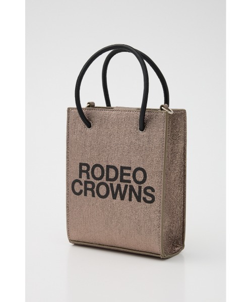 RODEO CROWNS ハンドバッグ RODEO CROWNS WIDE BOWL | メタリック編み込みバッグ (すべて