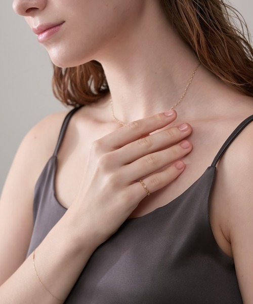 NOJESS（ノジェス） 指輪 リング K10ラブラドライトピンキーリング