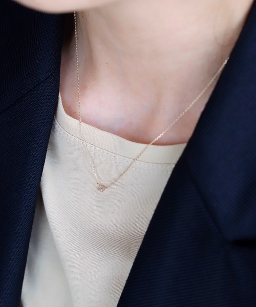 SIENA ROSE（シエナロゼ） ネックレス ROSETEN・スクエアダイヤ