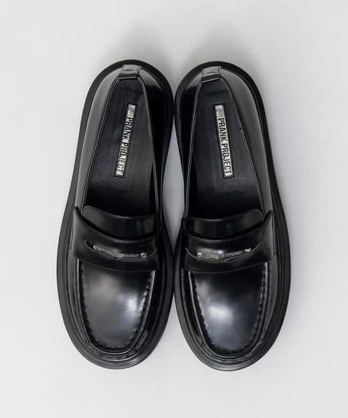 PRANK PROJECT ローファー　黒　38サイズ PRANK PROJECT ローファー 厚底ローファー / Platform Loafers