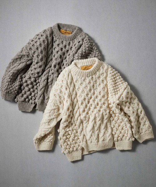 MEDE19F（メデジュウキュウ） ニット セーター ペルーで手編みされた