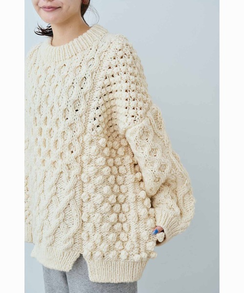 MEDE19F(メデジュウキュウ) ニット セーター ペルーで手編み MEDE19F(メデジュウキュウ) ニット セーター ペルーで手編み