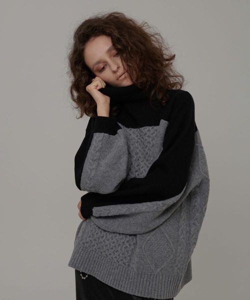 ニット セーター THEODORIC.dy Toggle Cable Pullover トグルケーブルプルオーバー レディース