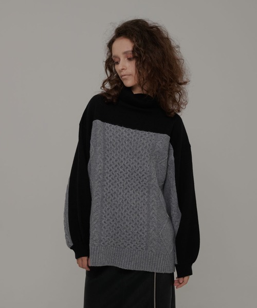 THE MILES ニット セーター THEODORIC.dy Toggle Cable Pullover