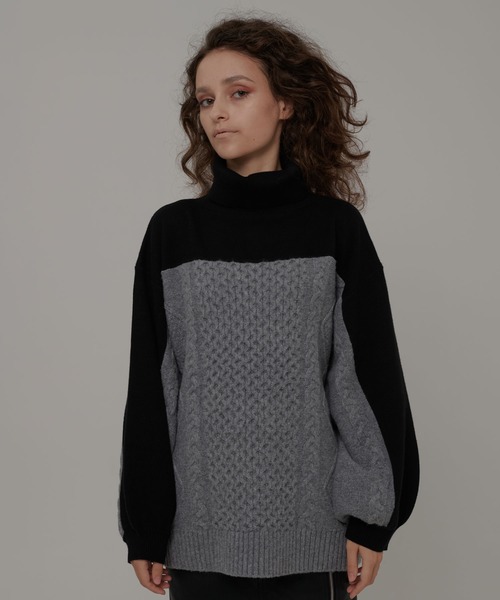 ニット セーター THEODORIC.dy Toggle Cable Pullover トグルケーブルプルオーバー レディース THE MILES ニット セーター THEODORIC.dy Toggle Cable Pullover