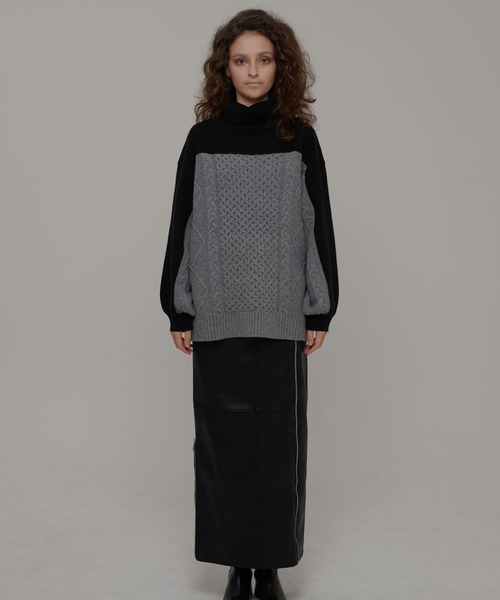 ニット セーター THEODORIC.dy Toggle Cable Pullover トグルケーブルプルオーバー レディース THE MILES ニット セーター THEODORIC.dy Toggle Cable Pullover