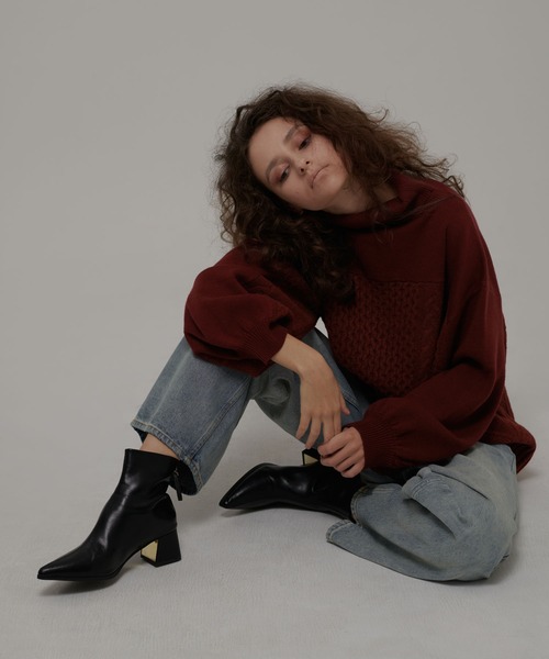 ニット セーター THEODORIC.dy Toggle Cable Pullover トグルケーブルプルオーバー レディース セール】THEODORIC.dy Toggle Cable Pullover トグルケーブル