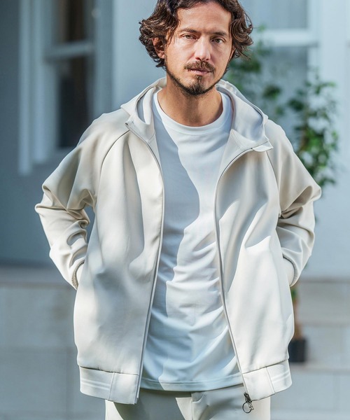 パーカー mpa3679-長袖ラインZIPパーカー-SPEEDWIND メンズ レディース