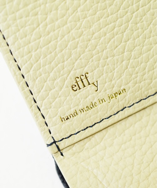 efffy（エフィー） 二つ折り 二つ折り財布 財布 コンパクトウォレット