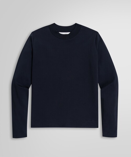 tシャツ コットンスムース クルーネック ロングスリーブ Tシャツ レディース