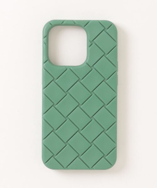 BOTTEGA VENETA グリーン スマホケース BOTTEGA VENETA - ボッテガヴェネタ スマホケース 14pro