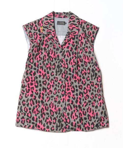 「HYSTERIC GLAMOUR」 ノースリーブシャツ M グレー レディース