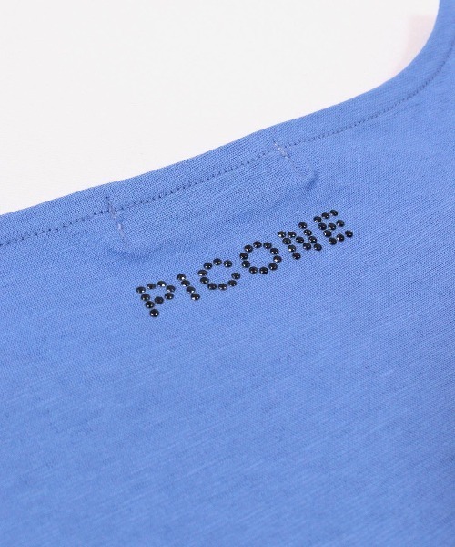 【 セール 30％OFF 】 スリット袖冷感刺繍Tシャツ 売れ筋商品|||スタジオピッコーネ レディース 接触冷感 STUDIO PICONE｜【スタジオピッコーネ公式】スリット袖冷感刺繍T