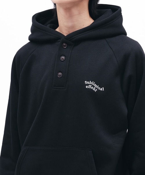 PACS 21AW Henry Neck Hoodie 2 スウェットパーカー Adoon plain パーカー HENRY NECK WAVE LOGO HOODIE / ヘンリー